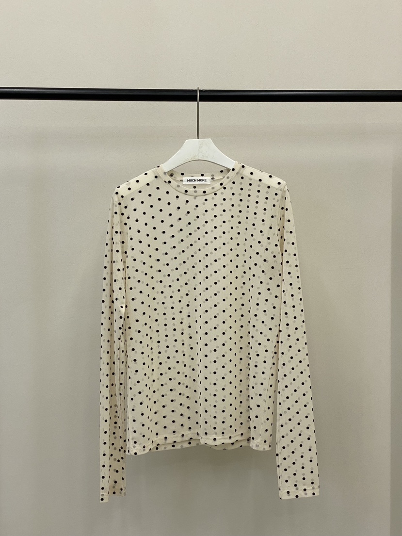 MUCH MORE東大門㊣直郵女裝新品25秋冬職業時尚真品長袖T恤MUCH MORE長袖T恤