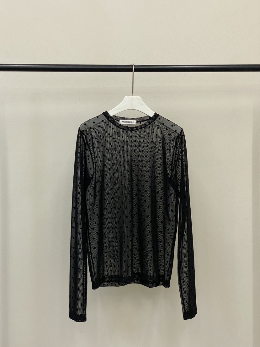 MUCH MORE東大門㊣直郵女裝新品25秋冬職業時尚真品長袖T恤MUCH MORE長袖T恤圖色2