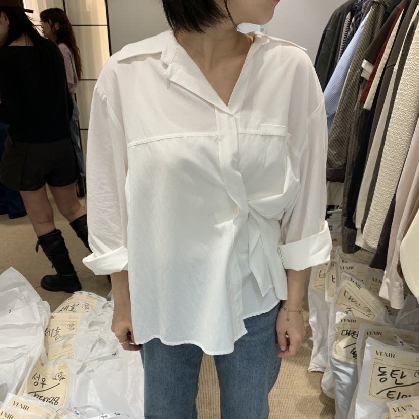 VENIR-a東大門㊣直郵女士新款職業人氣熱賣時尚襯衫蕾絲衫VENIR-a襯衫/蕾絲衫