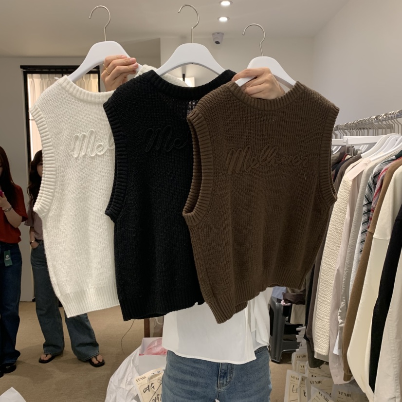 VENIR-a韓國直郵㊣女士新品時尚真品休閑職業25秋冬推薦馬甲VENIR-a馬甲