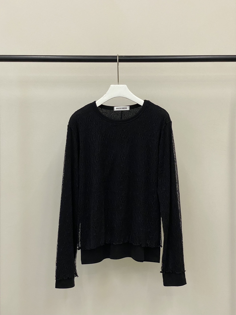 MUCH MORE東大門㊣實拍女士新品25秋冬人氣熱賣休閑長袖T恤MUCH MORE長袖T恤圖色4