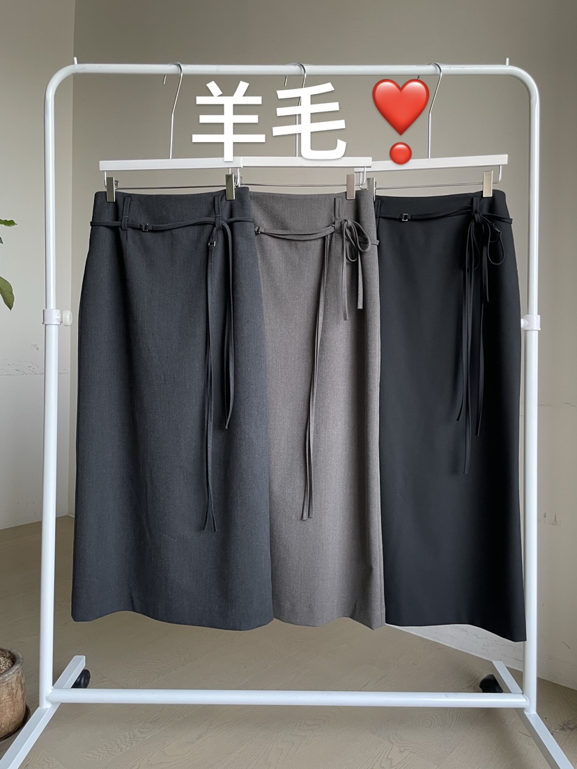 URBANE cloth韓國直郵㊣女裝新品真品熱賣時尚推薦長裙含腰帶URBANE cloth長裙