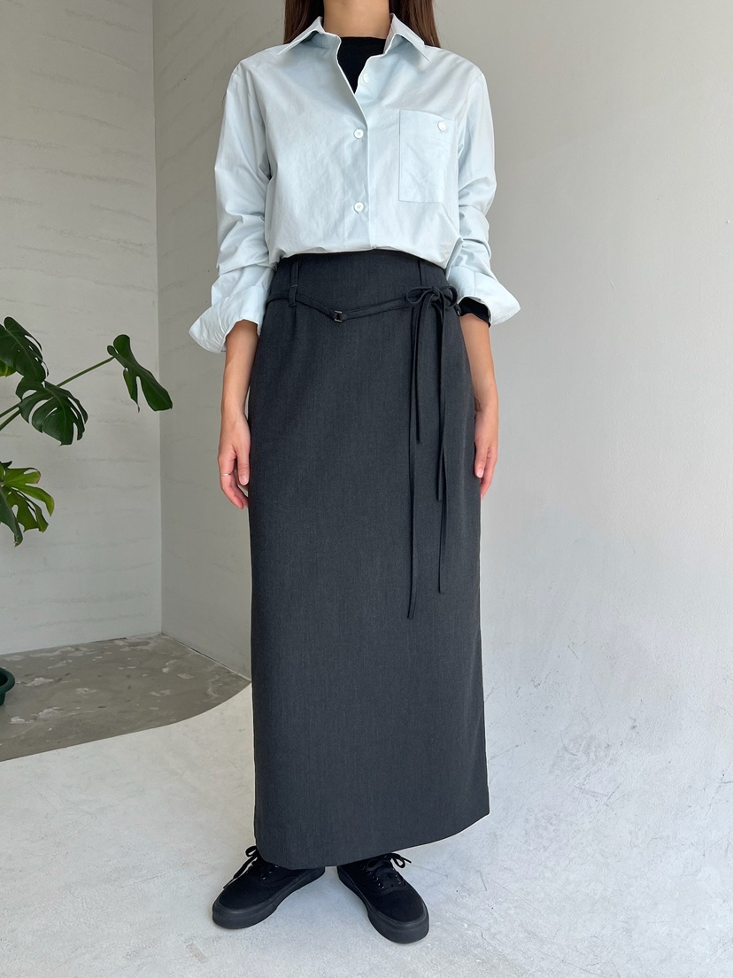 URBANE cloth韓國直郵㊣女裝新品真品熱賣時尚推薦長裙含腰帶URBANE cloth長裙