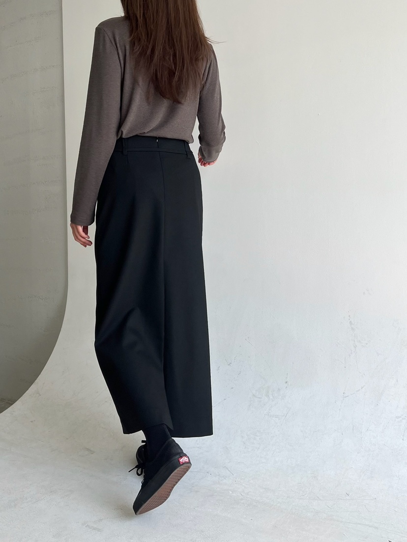 URBANE cloth韓國直郵㊣女裝新品真品熱賣時尚推薦長裙含腰帶URBANE cloth長裙