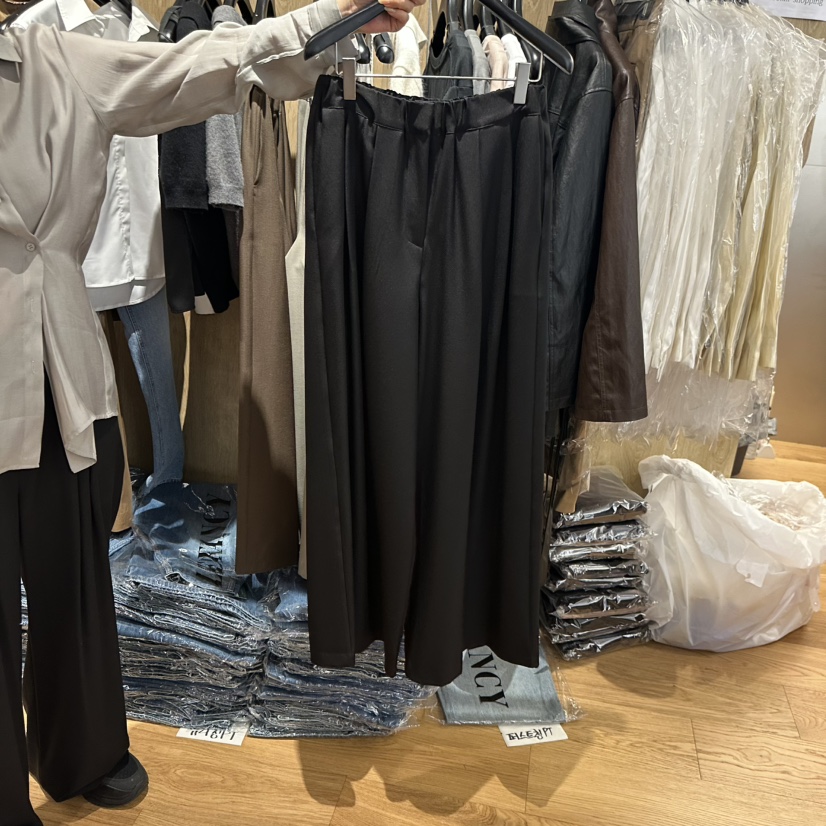 LEFANCY韓國代購㊣女裝新品推薦休閑職業25秋冬真品人氣休閑褲LEFANCY休閑褲圖色5