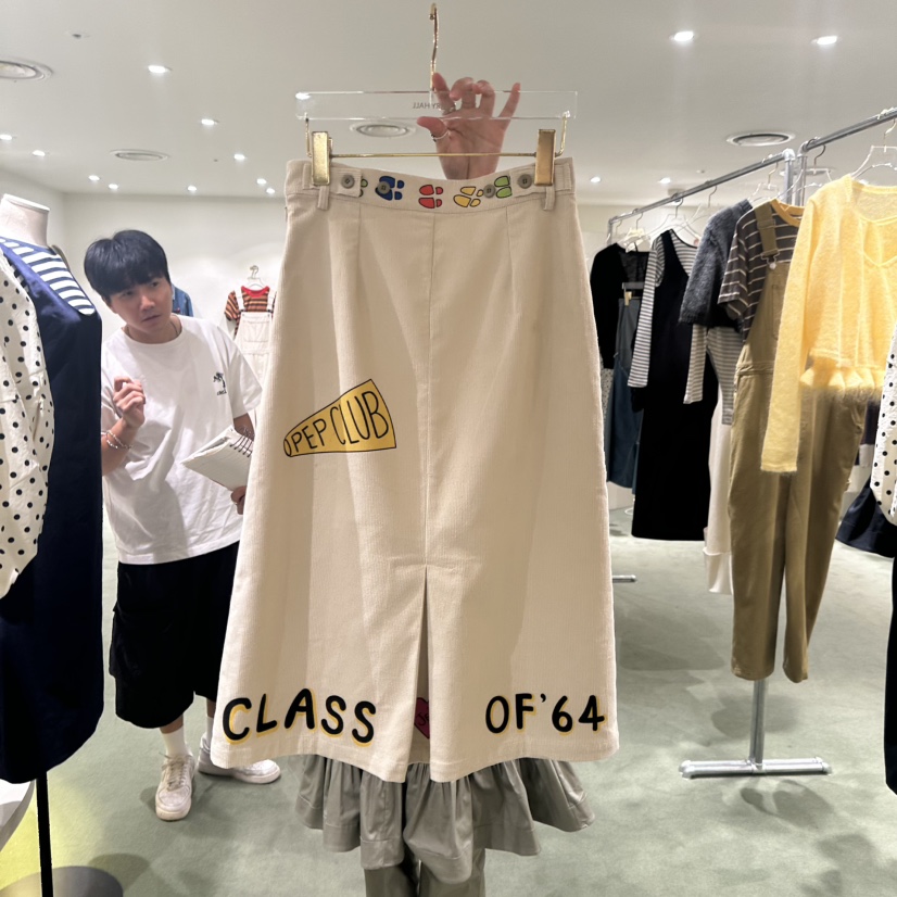 JERRY HALL-P東大門㊣代購女士新品真品熱賣職業長裙燈芯絨JERRY HALL長裙