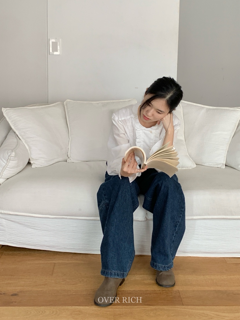 OVER RICH東大門㊣直郵女裝新款人氣25秋冬推薦襯衫蕾絲衫OVER RICH襯衫/蕾絲衫