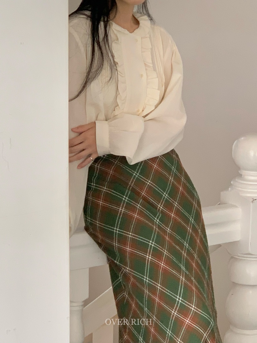 OVER RICH東大門㊣直郵女裝新款人氣25秋冬推薦襯衫蕾絲衫OVER RICH襯衫/蕾絲衫
