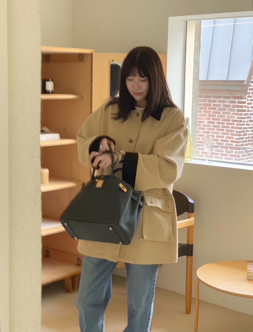 COURGETTE東大門㊣實拍女裝新款職業真品推薦25秋冬休閑夾克COURGETTE夾克