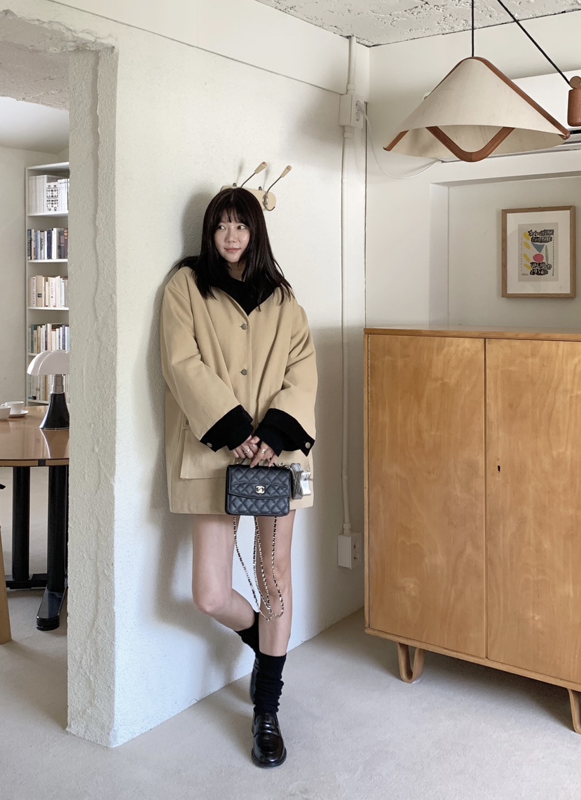 COURGETTE東大門㊣實拍女裝新款職業真品推薦25秋冬休閑夾克COURGETTE夾克