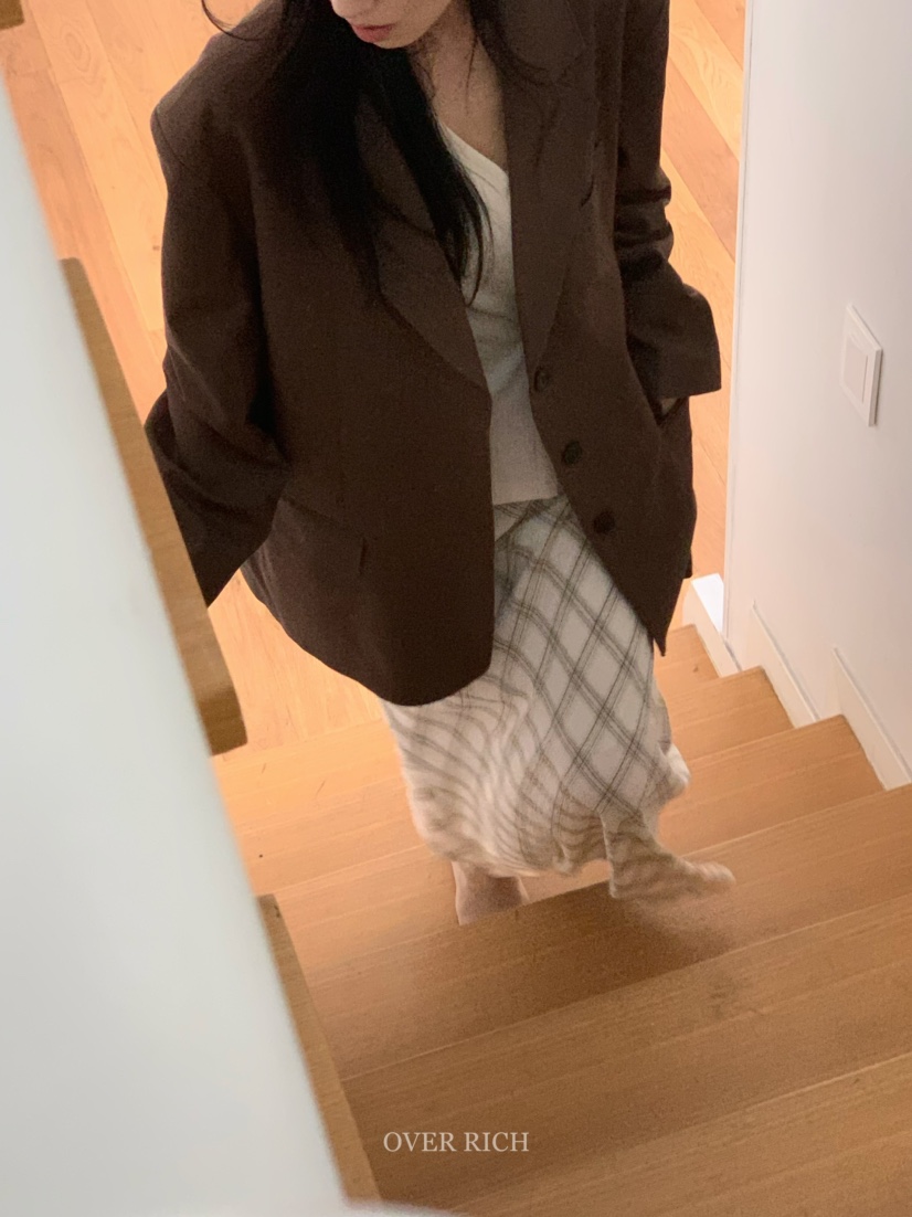 OVER RICH東大門㊣代購女裝新款熱賣時尚真品25秋冬人氣夾克OVER RICH夾克