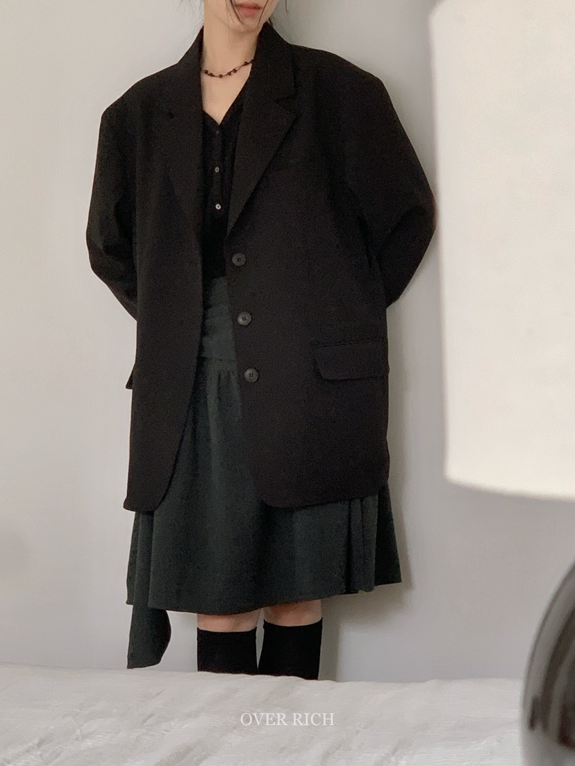 OVER RICH東大門㊣代購女裝新款熱賣時尚真品25秋冬人氣夾克OVER RICH夾克