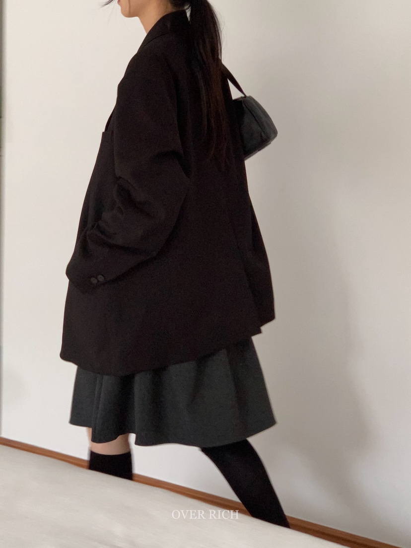 OVER RICH東大門㊣代購女裝新款熱賣時尚真品25秋冬人氣夾克OVER RICH夾克
