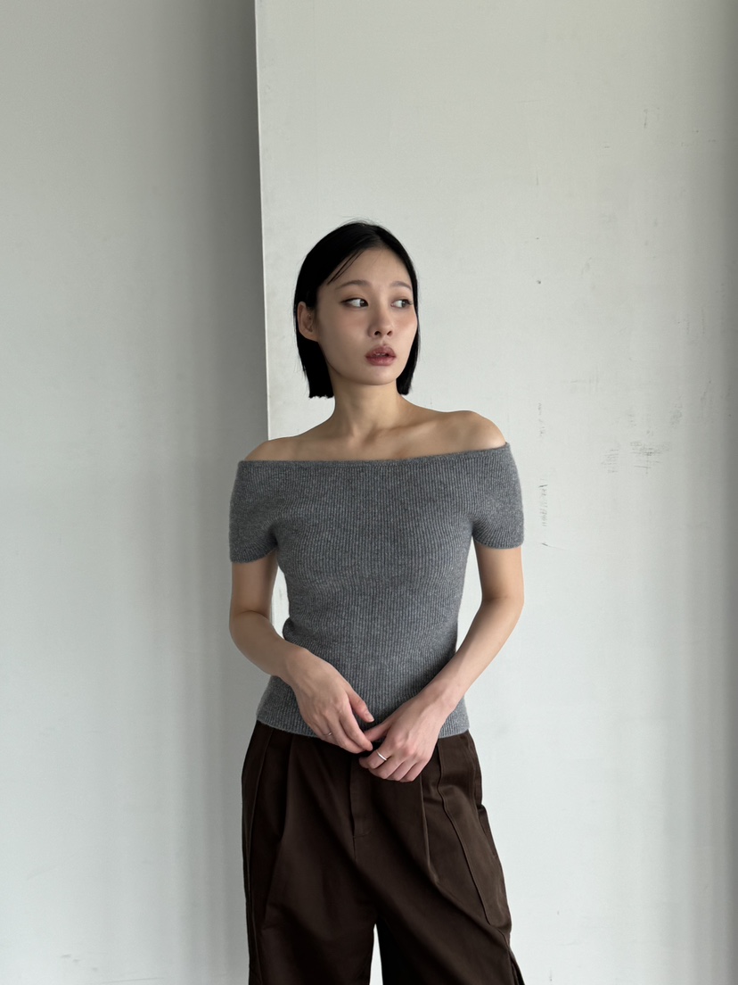 KARE/WEREPIECE韓國直郵㊣女士新款真品人氣25秋冬針織衫露肩KARE/WEREPIECE針織衫