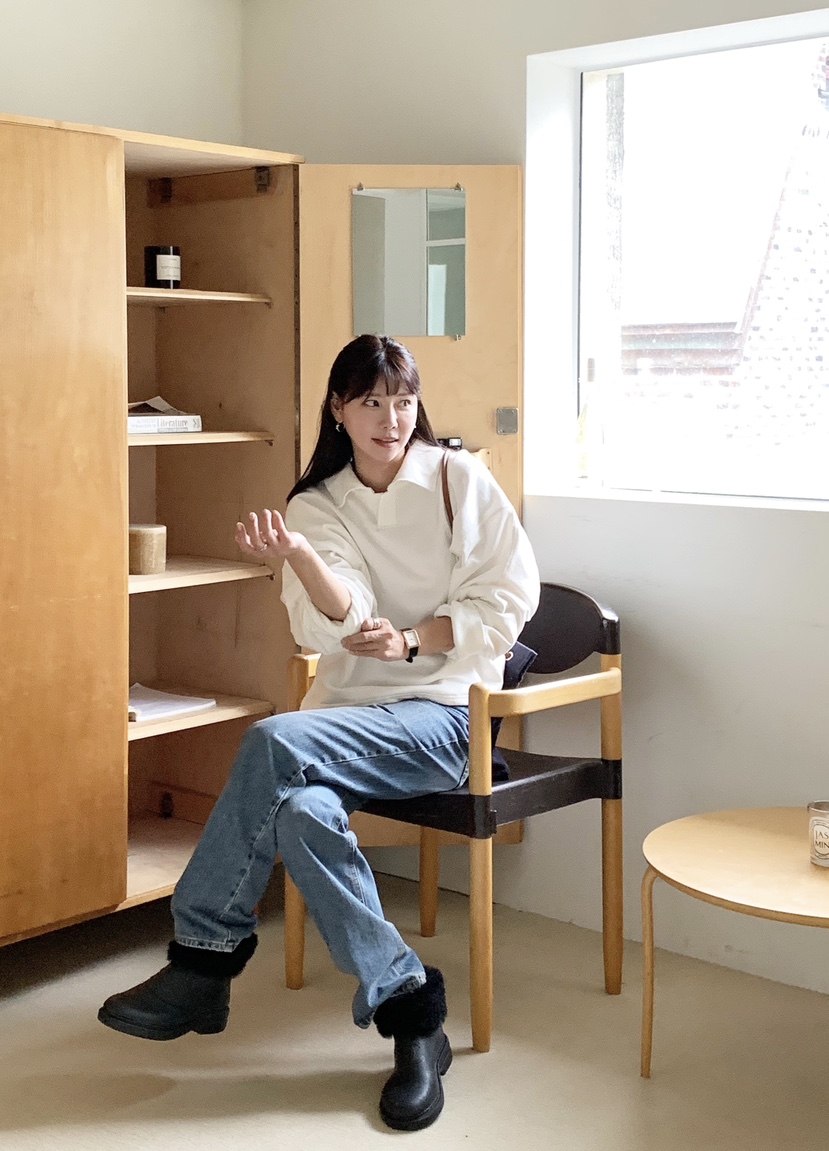 COURGETTE東大門㊣代購女裝新品真品職業休閑人氣25秋冬牛仔褲COURGETTE牛仔褲