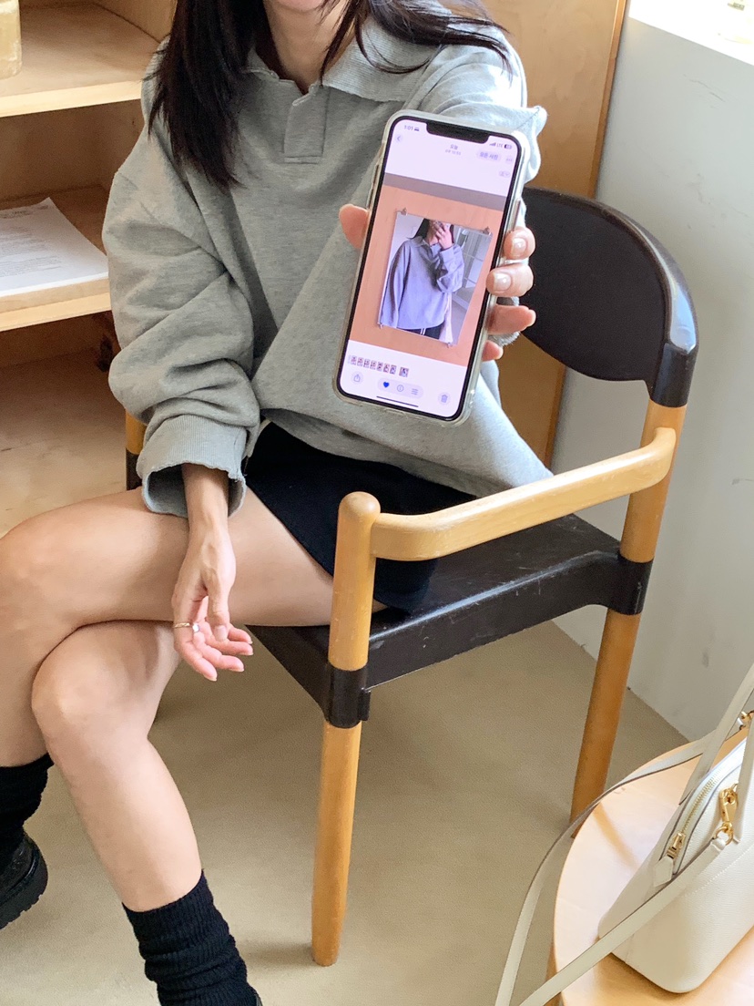 COURGETTE東大門㊣實拍女士新品休閑時尚真品熱賣推薦25秋冬衛衣COURGETTE衛衣