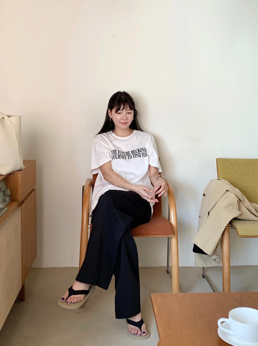 COURGETTE韓國代購㊣女士新品人氣職業休閑時尚熱賣推薦T恤COURGETTET恤