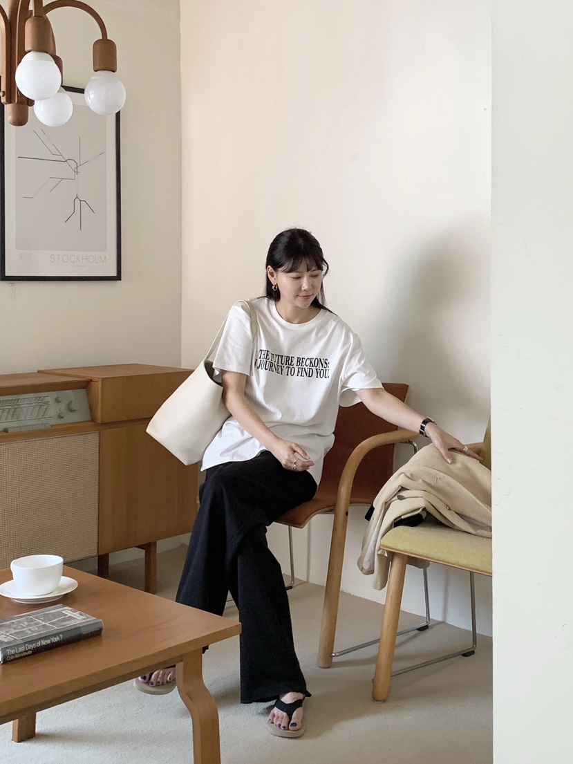 COURGETTE韓國代購㊣女士新品人氣職業休閑時尚熱賣推薦T恤COURGETTET恤