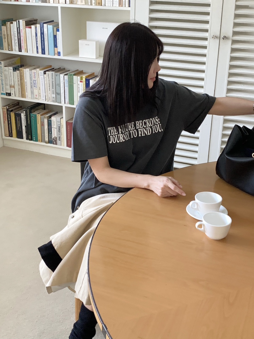 COURGETTE韓國代購㊣女士新品人氣職業休閑時尚熱賣推薦T恤COURGETTET恤
