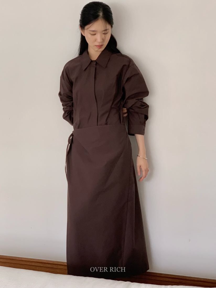OVER RICH東大門㊣代購女士新品休閑真品時尚職業25秋冬連衣裙OVER RICH連衣裙