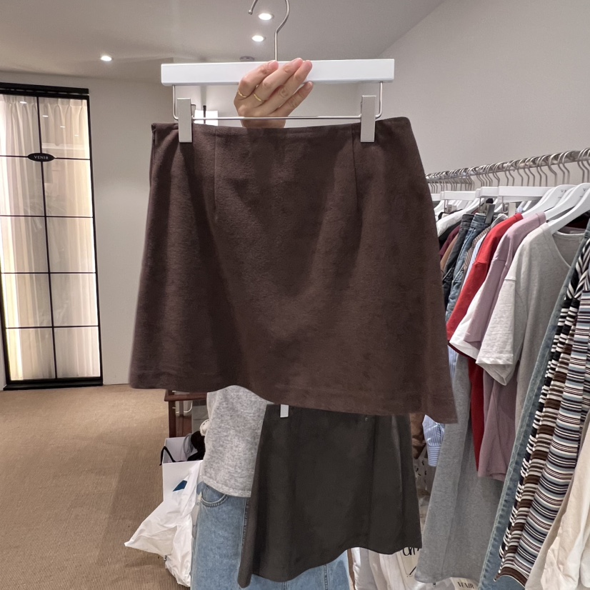 VENIR-a韓國代購㊣女裝新品25秋冬職業真品人氣熱賣推薦短裙VENIR-a短裙