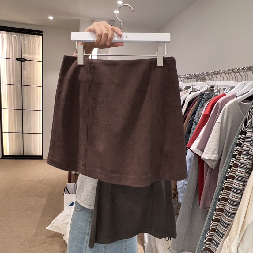 VENIR-a韓國代購㊣女裝新品25秋冬職業真品人氣熱賣推薦短裙VENIR-a短裙