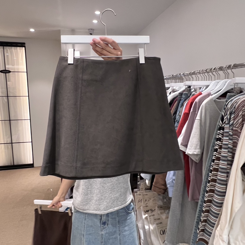 VENIR-a韓國代購㊣女裝新品25秋冬職業真品人氣熱賣推薦短裙VENIR-a短裙圖色2