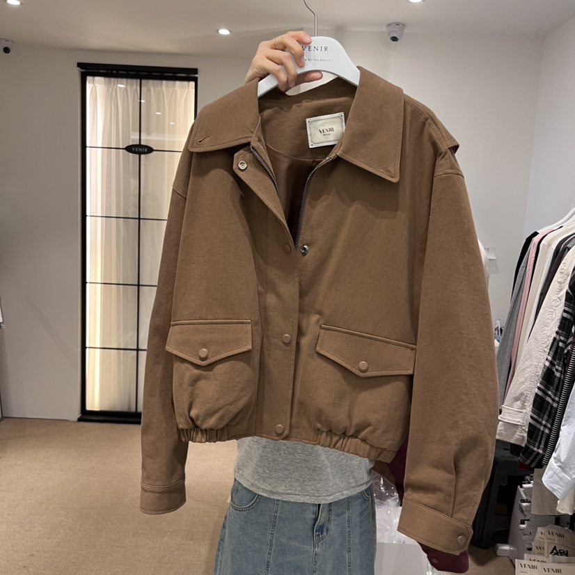 VENIR-a東大門㊣實拍女裝新品職業休閑熱賣推薦真品時尚夾克VENIR-a夾克