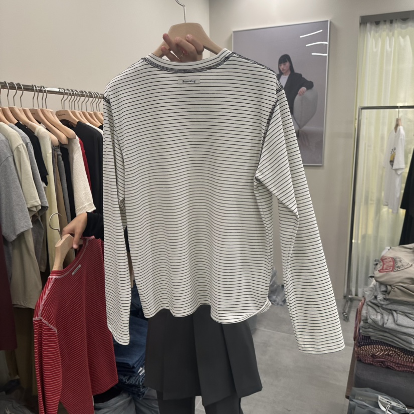 URBANSTORY/REMAKING東大門㊣實拍女士新款真品時尚長袖T恤Remaking/URBANSTORY長袖T恤