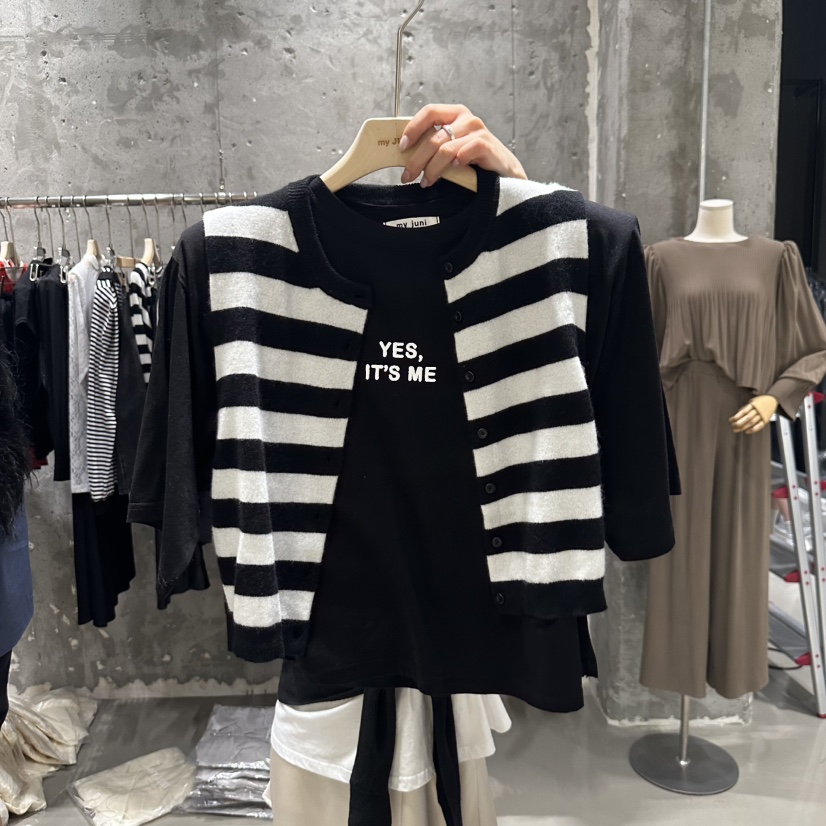 JUNI韓國代購㊣女士新品時尚職業25秋冬人氣熱賣休閑推薦馬甲my juni馬甲圖色4