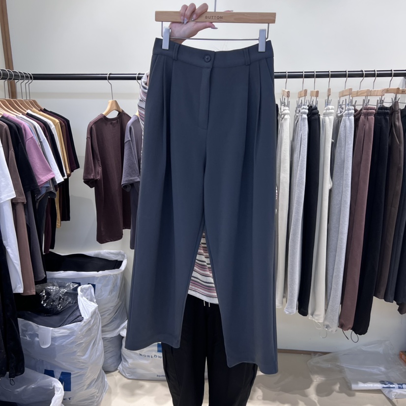 BUT韓國直郵㊣女士新款25秋冬休閑人氣時尚真品推薦職業休閑褲button休閑褲圖色2