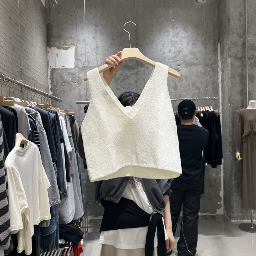 JUNI東大門㊣代購女裝新品25秋冬職業熱賣推薦真品吊帶背心my juni吊帶/背心