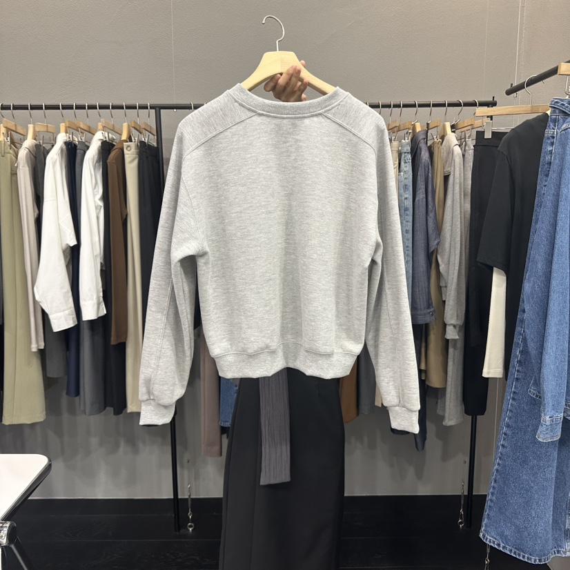 FLAMME TOIT東大門㊣直郵女裝新品25秋冬職業休閑真品衛衣FLAMME TOIT衛衣