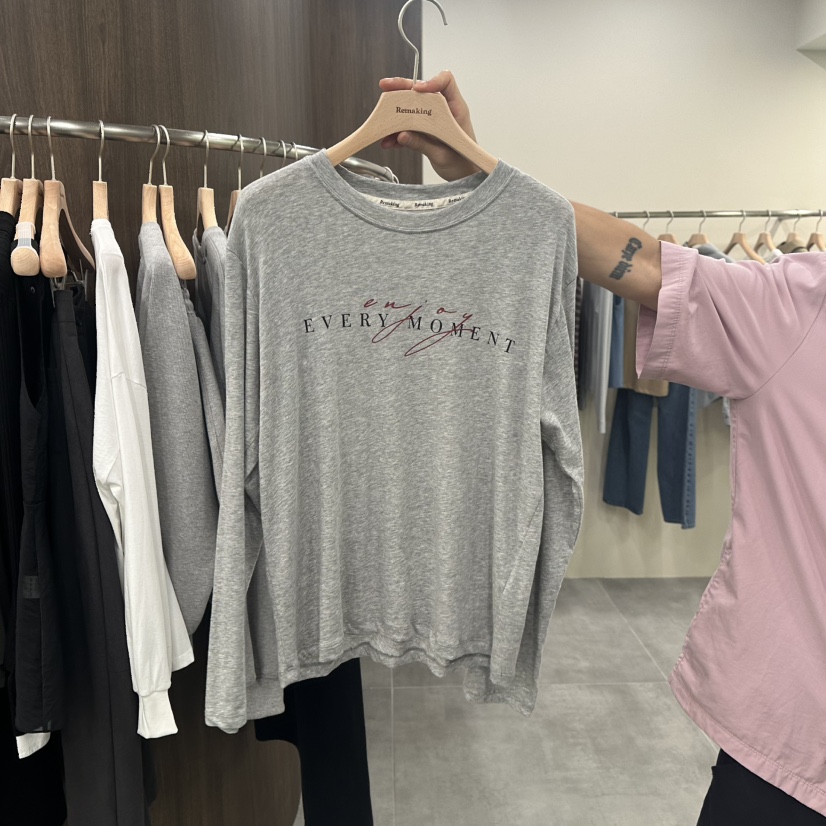URBANSTORY/REMAKING東大門㊣代購女裝新品熱賣職業長袖T恤Remaking/URBANSTORY長袖T恤圖色2