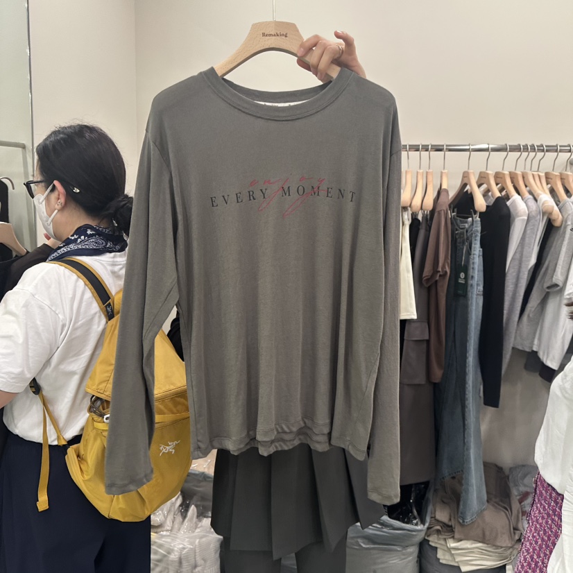 URBANSTORY/REMAKING東大門㊣代購女裝新品熱賣職業長袖T恤Remaking/URBANSTORY長袖T恤圖色4