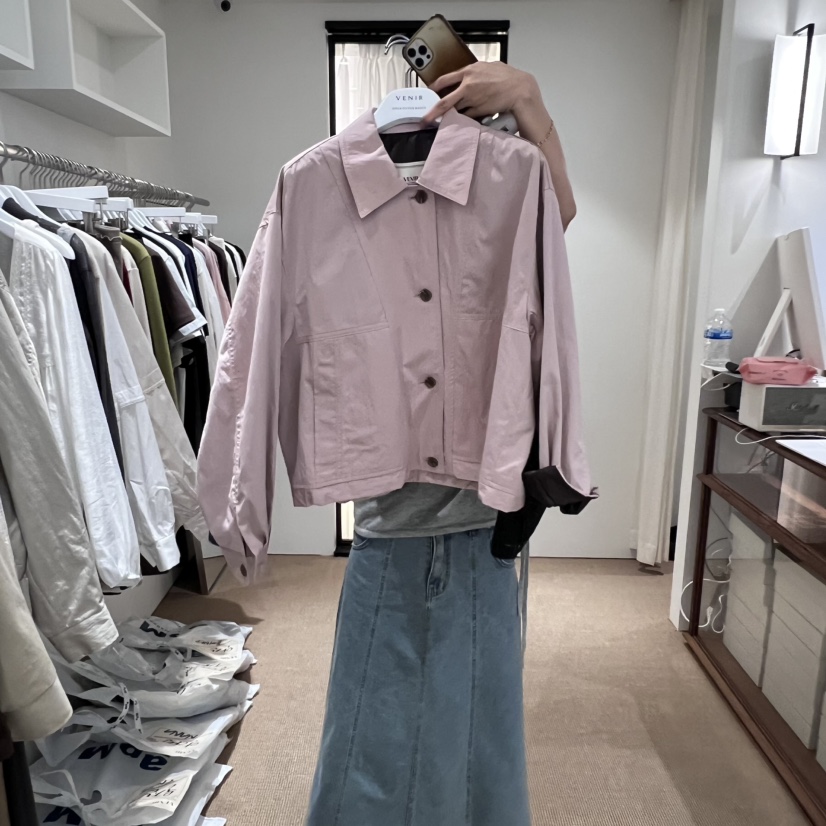 VENIR-a東大門㊣直郵女裝新品真品熱賣職業人氣時尚夾克復古VENIR-a夾克圖色2
