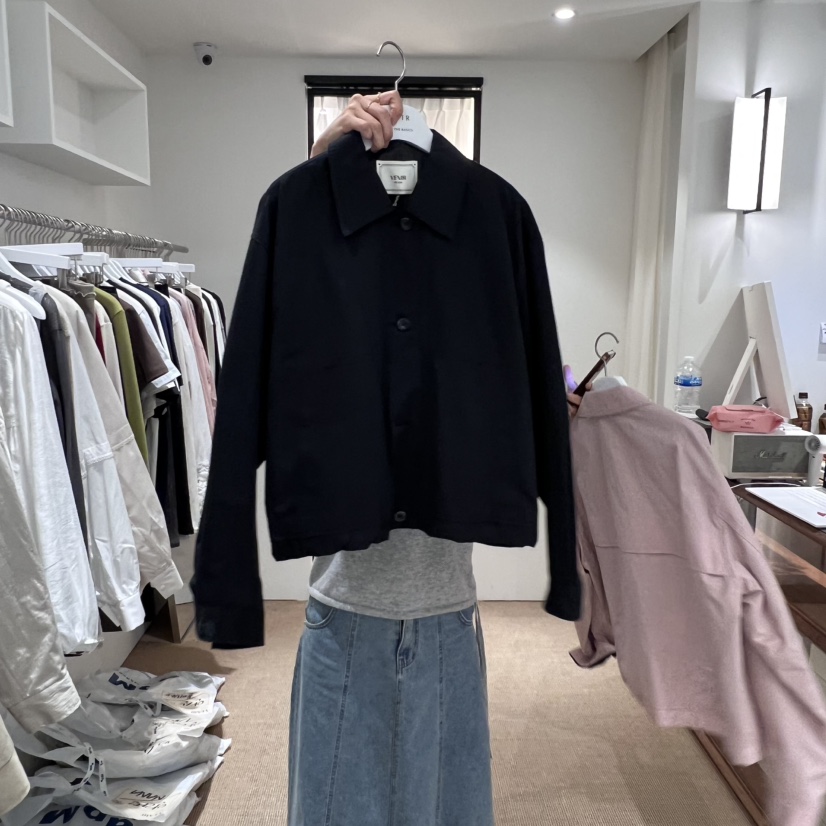 VENIR-a東大門㊣直郵女裝新品真品熱賣職業人氣時尚夾克復古VENIR-a夾克圖色3