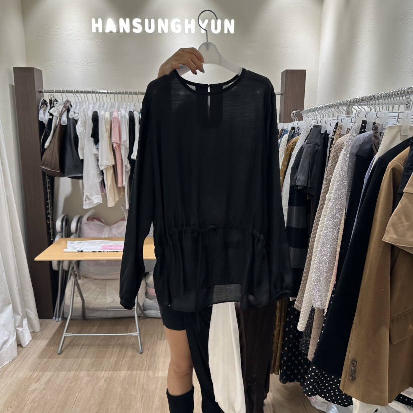 HANSUNGHYUN韓國直郵㊣女士新品真品休閑職業時尚襯衫蕾絲衫HANSUNGHYUN襯衫/蕾絲衫圖色3