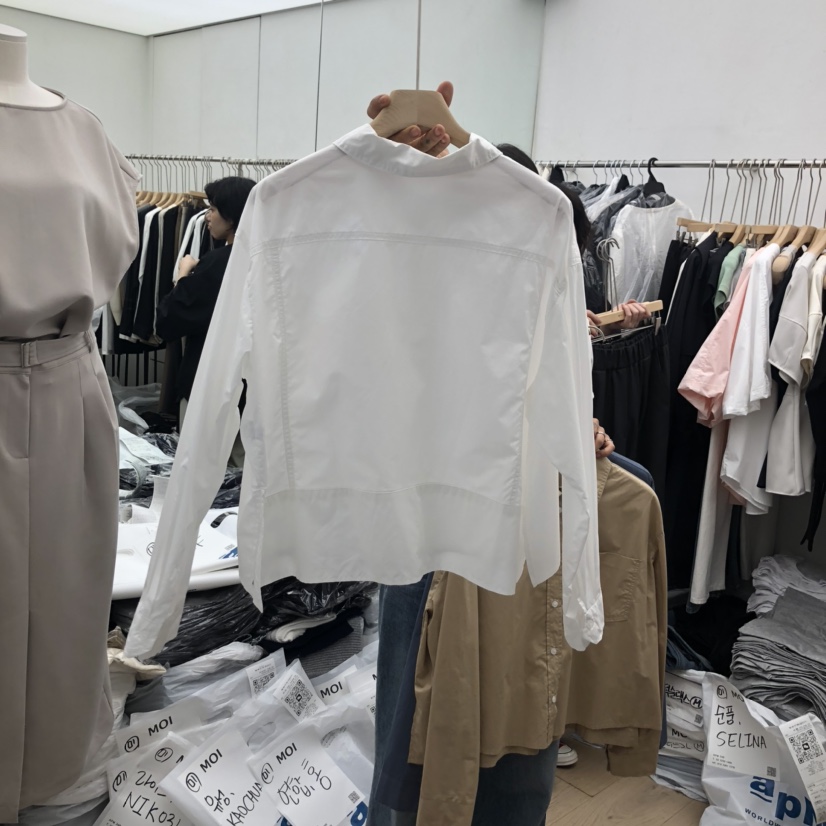 OGI東大門㊣實拍女士新款真品25秋冬熱賣職業人氣襯衫蕾絲衫FLat OGI襯衫/蕾絲衫