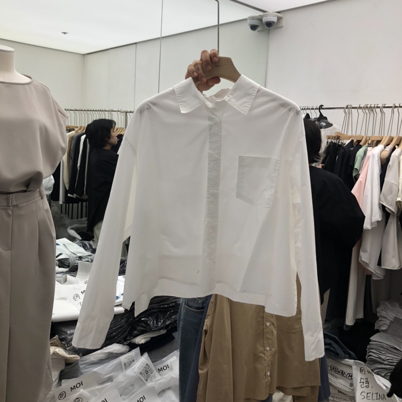 OGI東大門㊣實拍女士新款真品25秋冬熱賣職業人氣襯衫蕾絲衫FLat OGI襯衫/蕾絲衫
