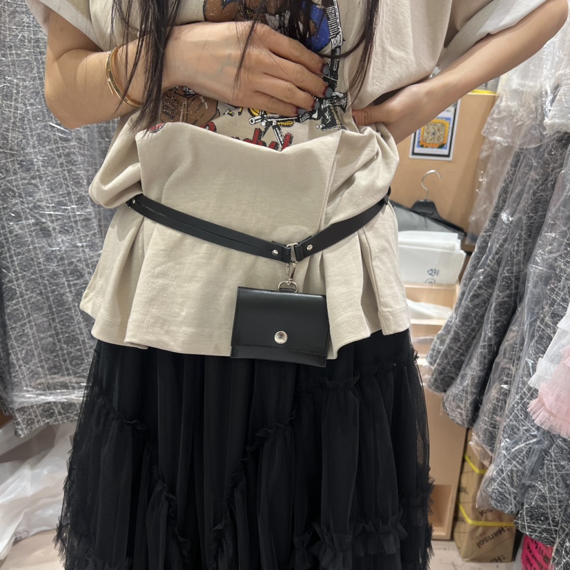 BY FLOW韓國直郵㊣女裝新品人氣職業熱賣腰帶口袋含包腰帶BY FLOW腰帶