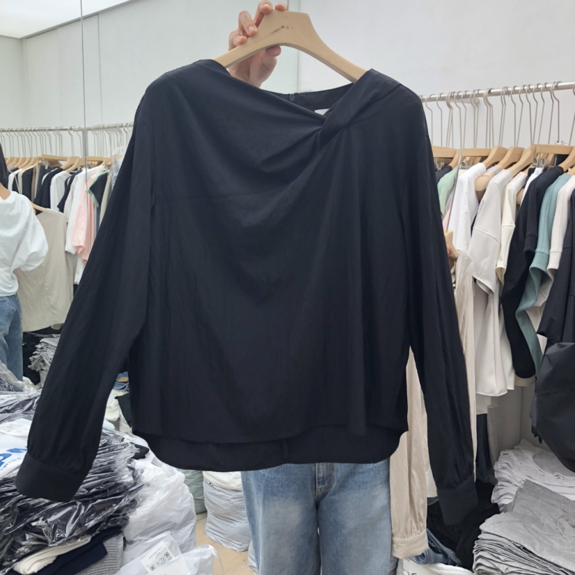 OGI東大門㊣代購女士新品推薦人氣休閑職業真品25秋冬襯衫蕾絲衫FLat OGI襯衫/蕾絲衫圖色3