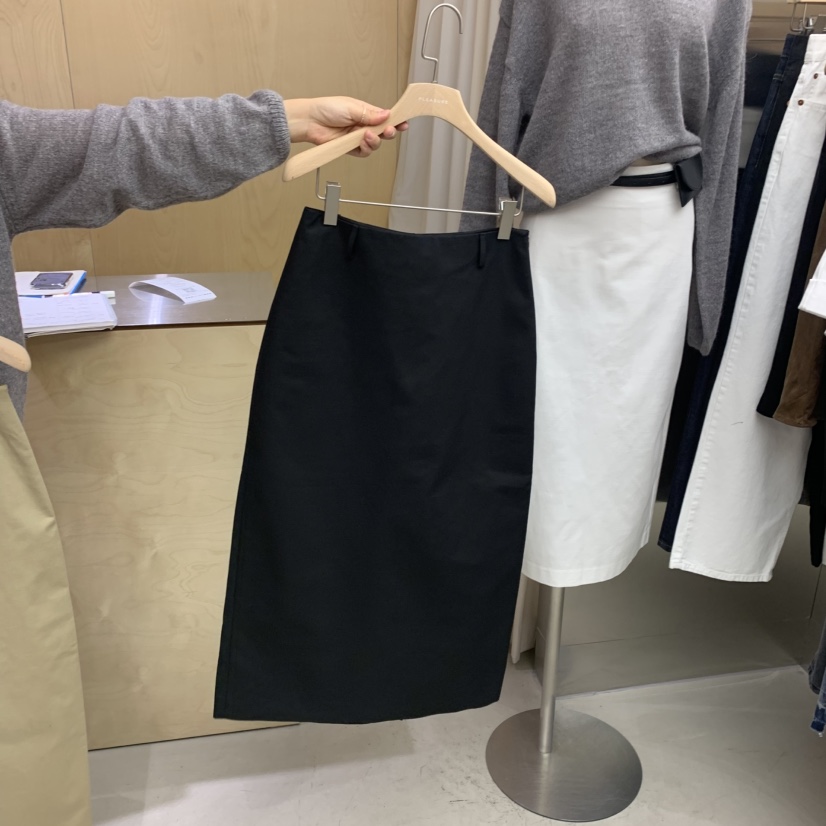 PLEASURE韓國直郵㊣女裝新品時尚休閑半身裙中短裙不含腰帶PLEASURE半身裙/中短裙圖色3