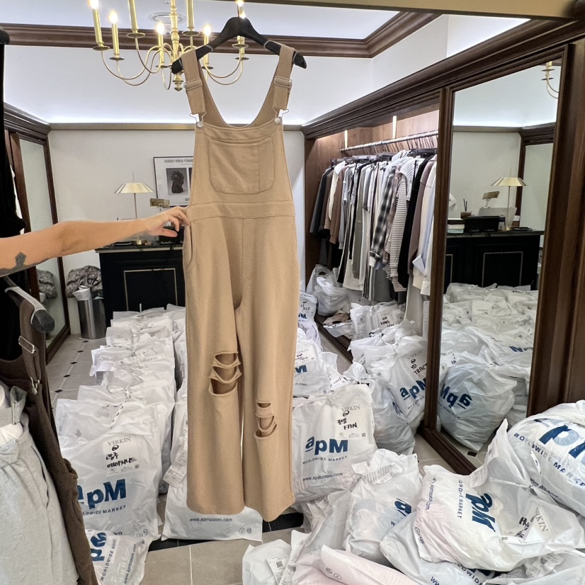 VIRKIN東大門㊣直郵女士新品時尚熱賣真品推薦25秋冬背帶褲VIRKIN背帶褲圖色2