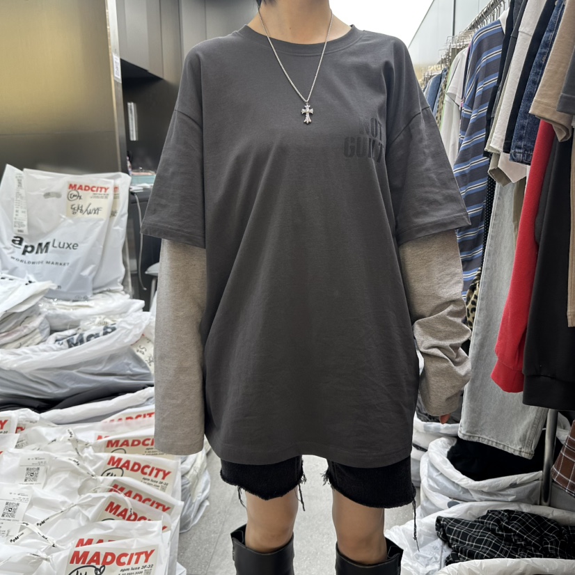 MADCITY韓國直郵㊣女裝新品推薦休閑熱賣真品職業人氣25秋冬T恤MADCITYT恤圖色3