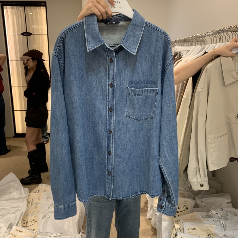VENIR-a韓國直郵㊣女士新品真品熱賣時尚25秋冬襯衫蕾絲衫VENIR-a襯衫/蕾絲衫