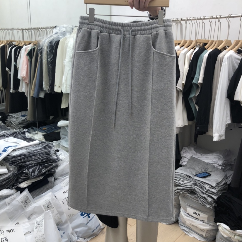 OGI東大門㊣實拍女裝新品25秋冬時尚職業休閑真品半身裙中短裙FLat OGI半身裙/中短裙圖色2