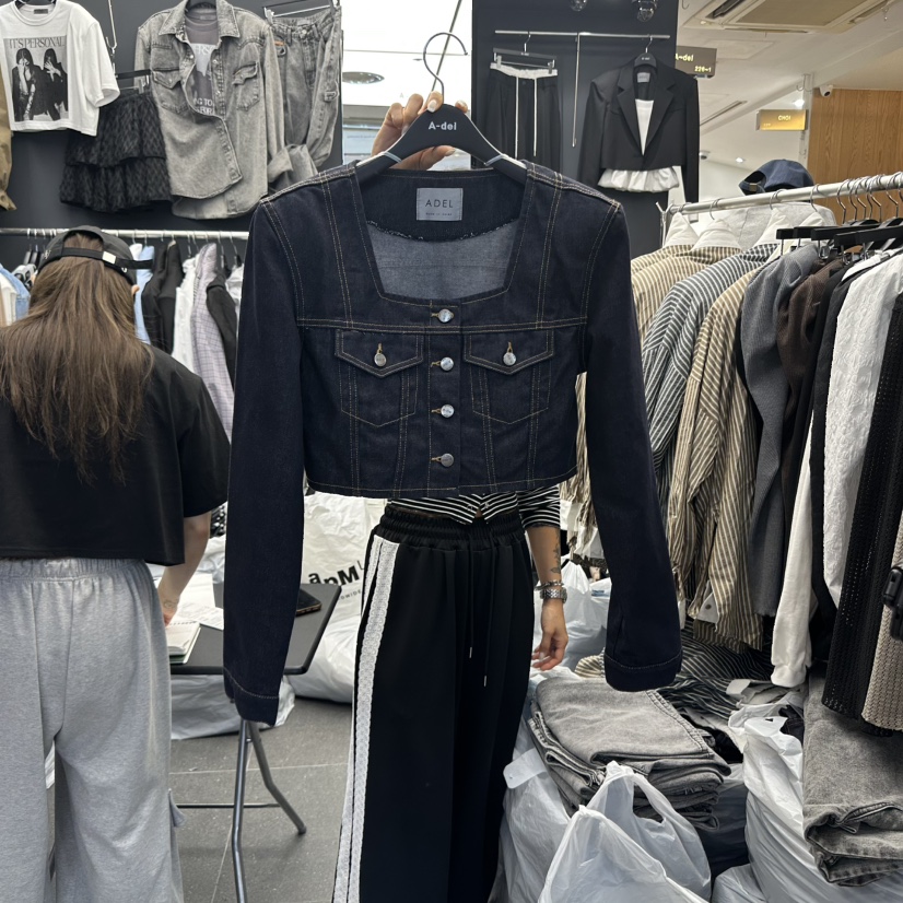 A-DEL東大門㊣直郵女裝新品時尚25秋冬職業推薦熱賣真品夾克A-DEL夾克