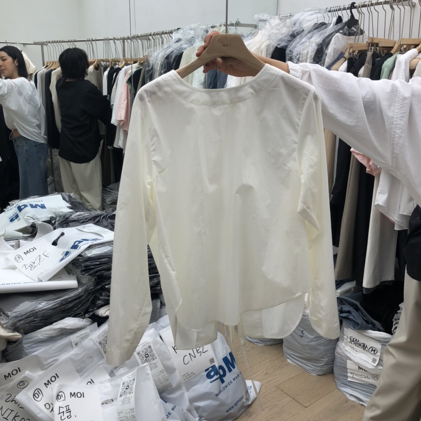 OGI韓國直郵㊣女裝新品職業休閑熱賣人氣推薦25秋冬襯衫蕾絲衫FLat OGI襯衫/蕾絲衫