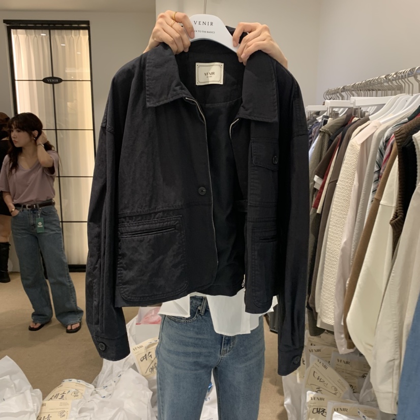 VENIR-a韓國代購㊣女裝新品休閑推薦職業真品熱賣人氣夾克VENIR-a夾克圖色3